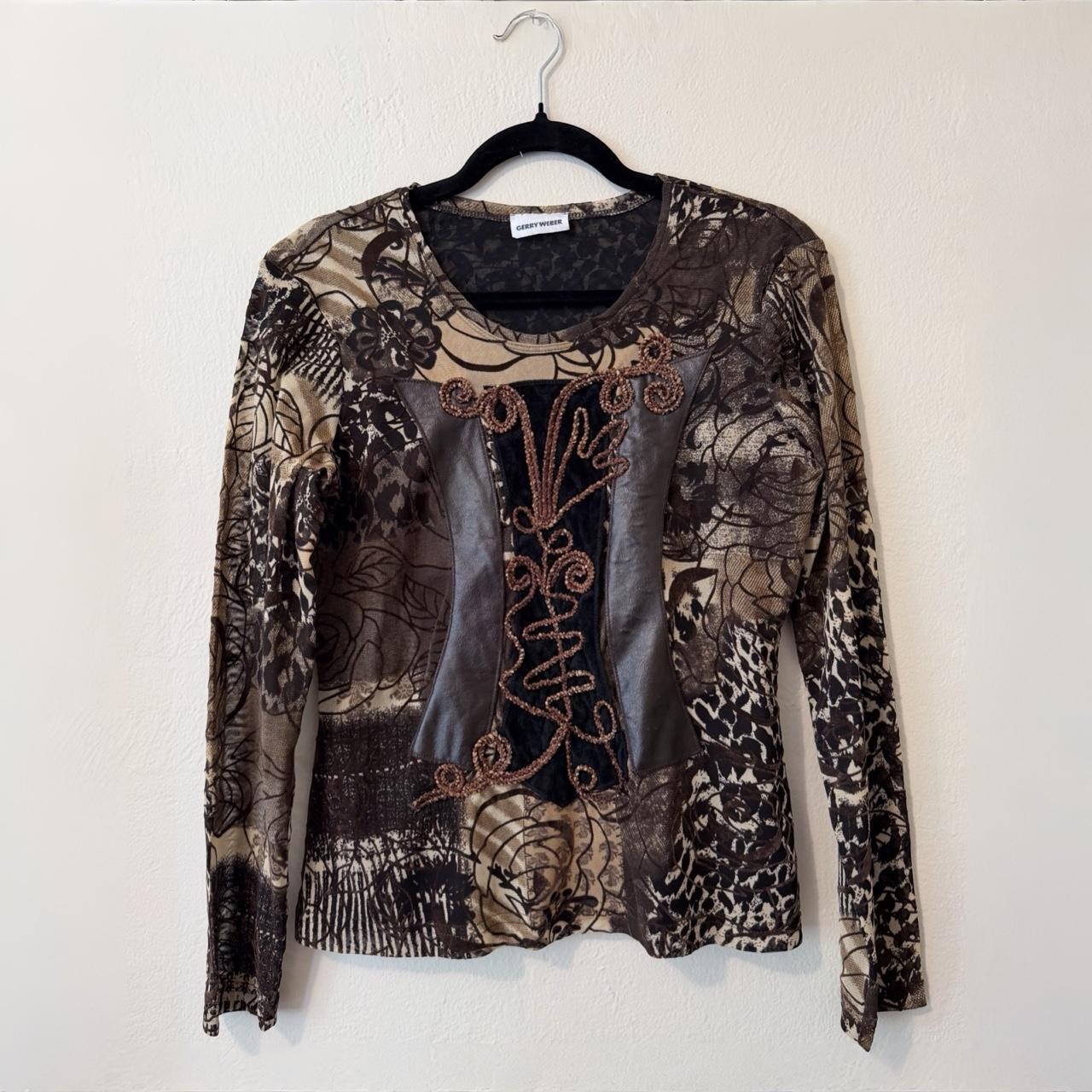 Y2K vintage Gerry Weber Mesh Top