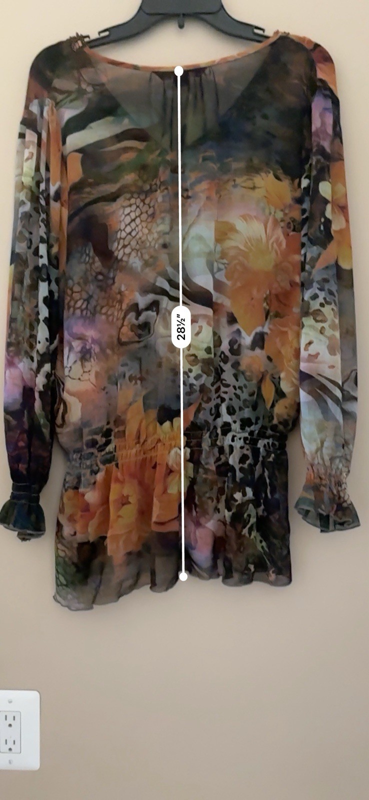 Mushka by Sienna Rose Women’s Top Size XL Multicolor Floral & Animal Print