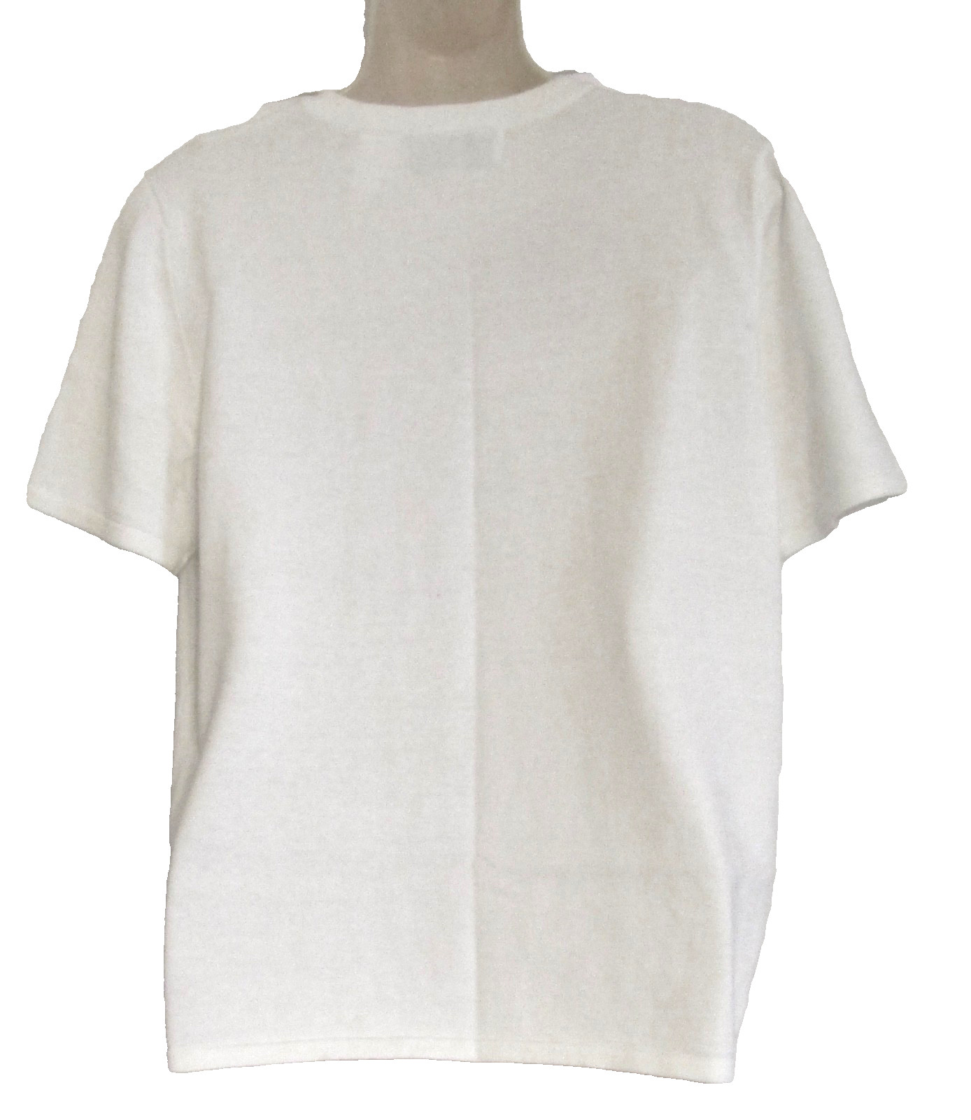 NWOT ALFRED DUNNER WHITE EMBELLISHED Cotton Blend Casual Top S/S SWEATER SZ: PL
