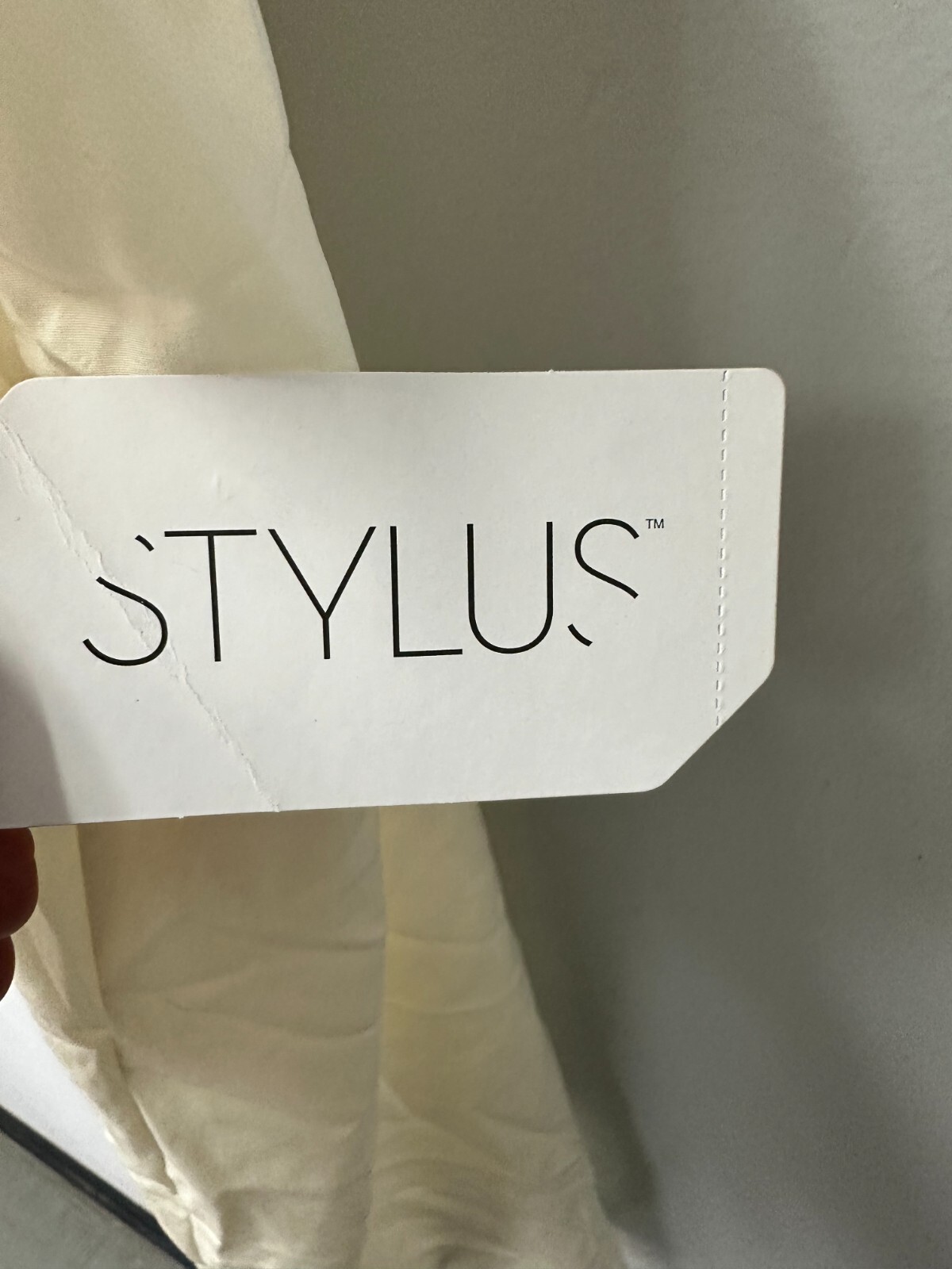 Stylus SZ XXL Lightweight Ivory Sleeveless Blouse Shell