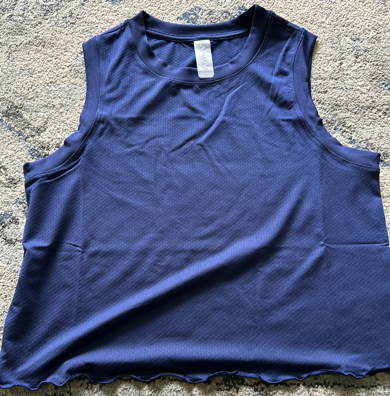 Wavvy Sleeveless Tank Women’s Small Navy Blue NWT