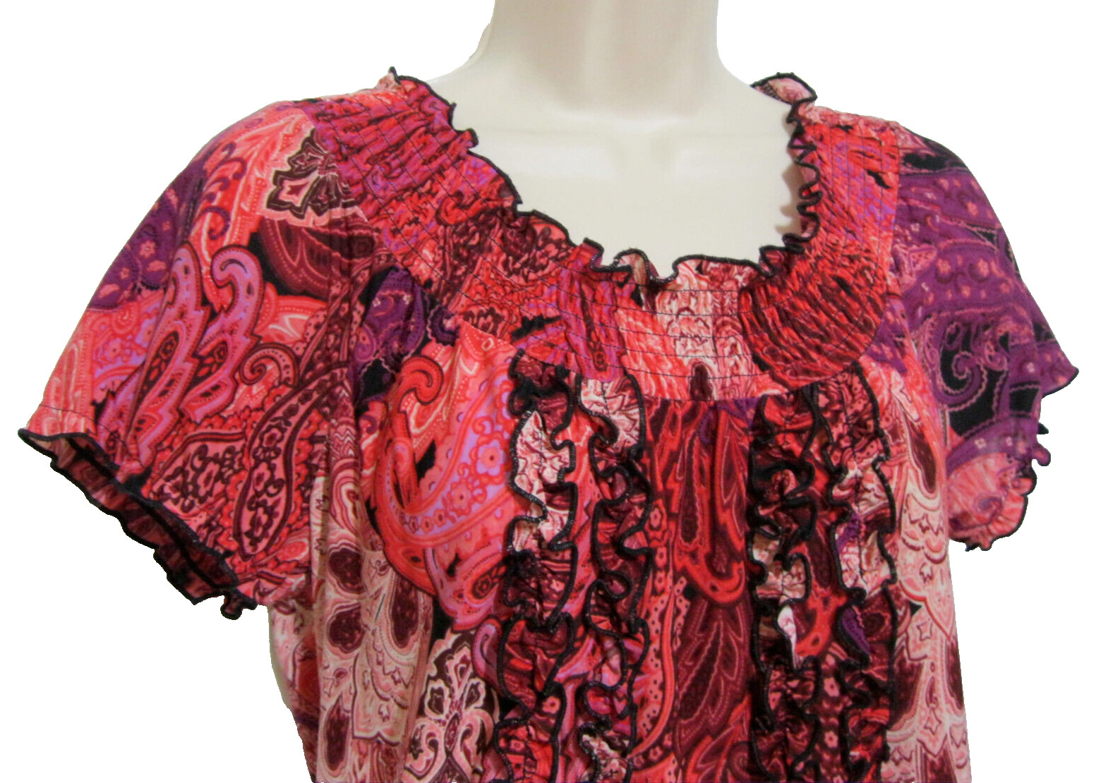 **ND NEW DIRECTIONS** Women’s Shirt Top Size((S)) 95% Polyester *5% Spandex