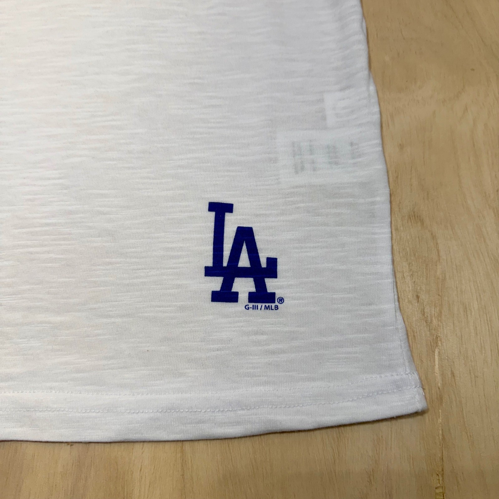 Womens G-III 4Her by Carl Banks MLB Los Angeles Dodgers Tank Top White XS New