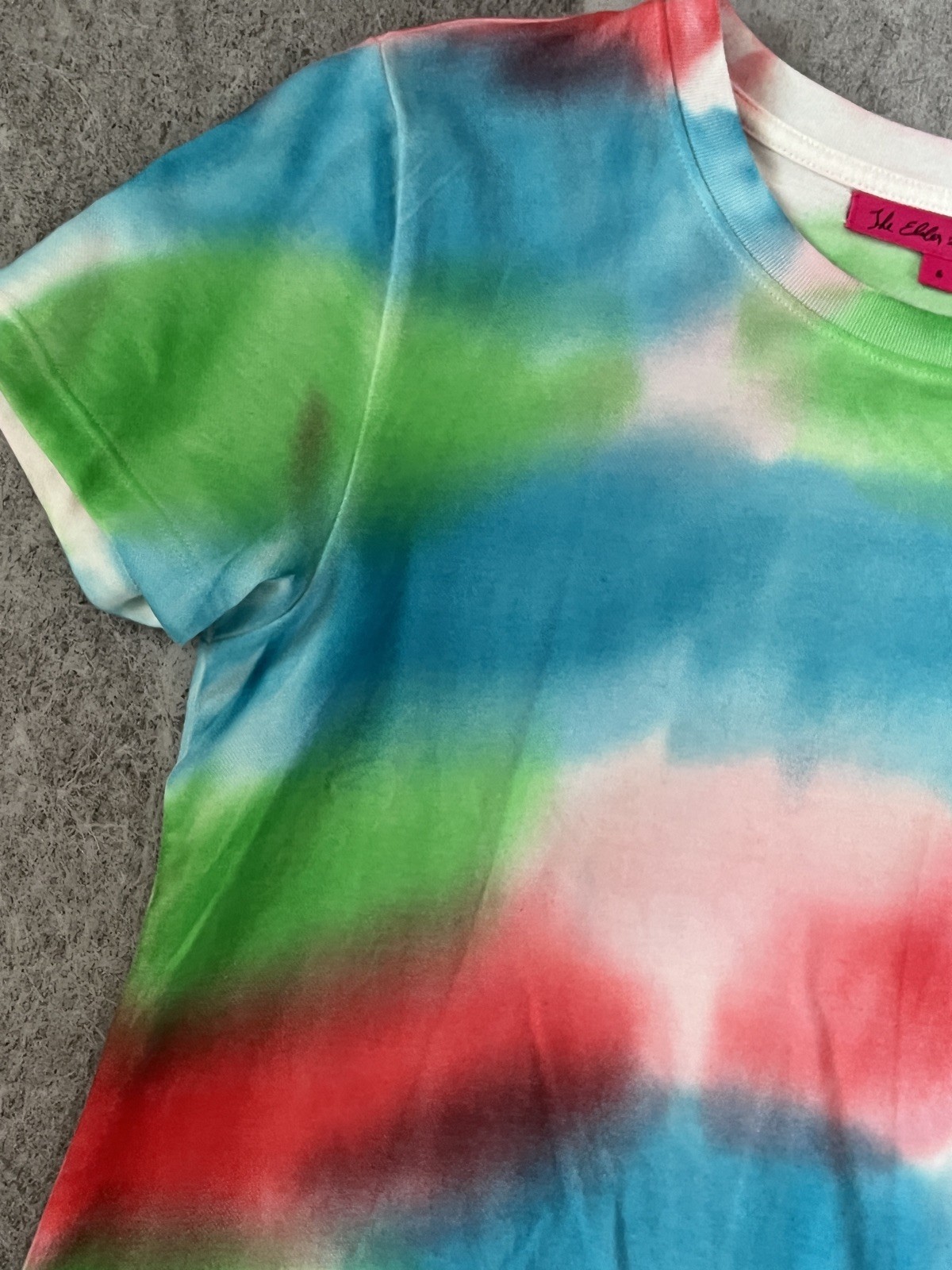 The Elder Statesman tie dye cotton cashmere Shirt S uni