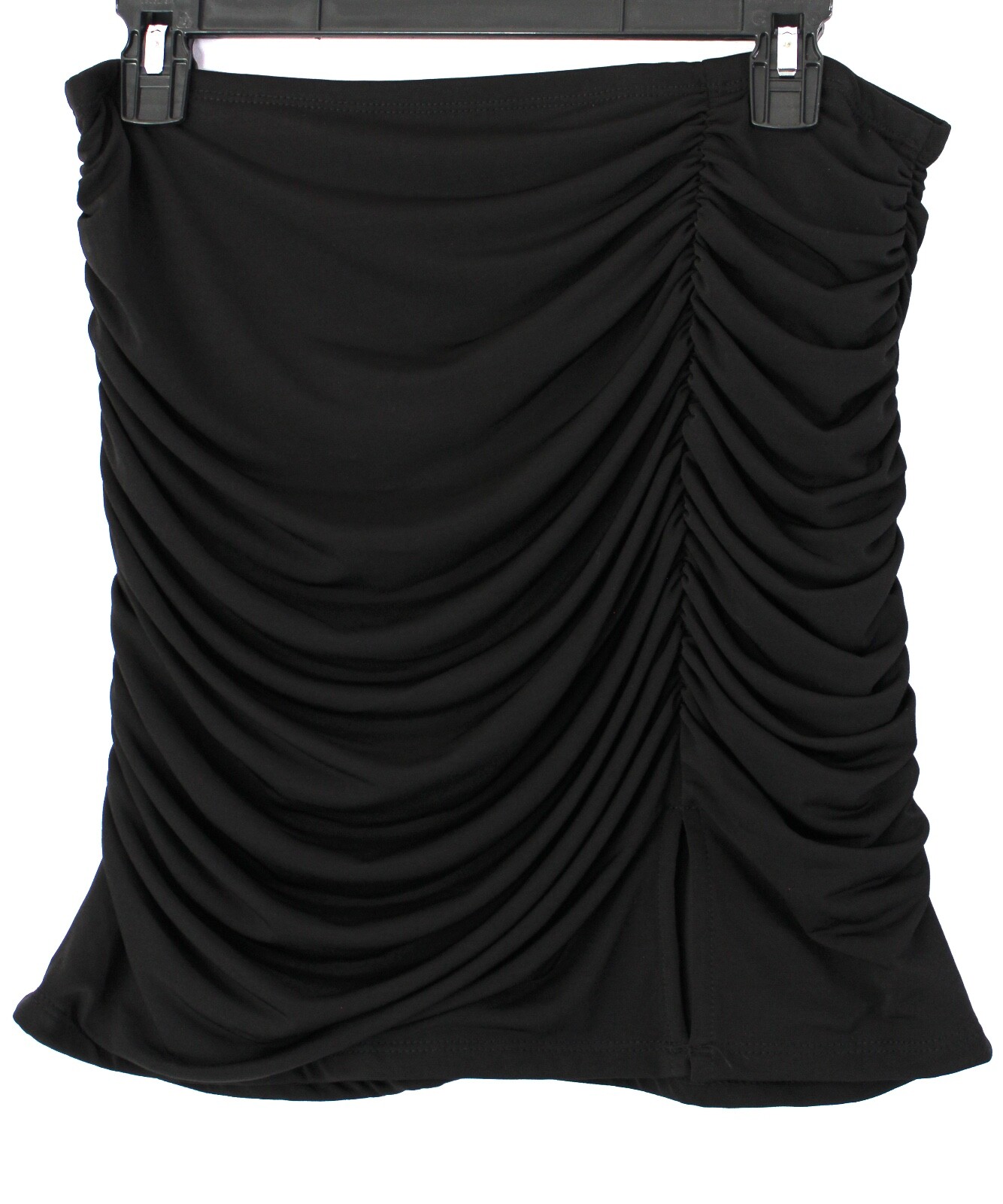 EMERALD SUNDAE Draped Strapless Party Cocktail Lined Top Size XL Black