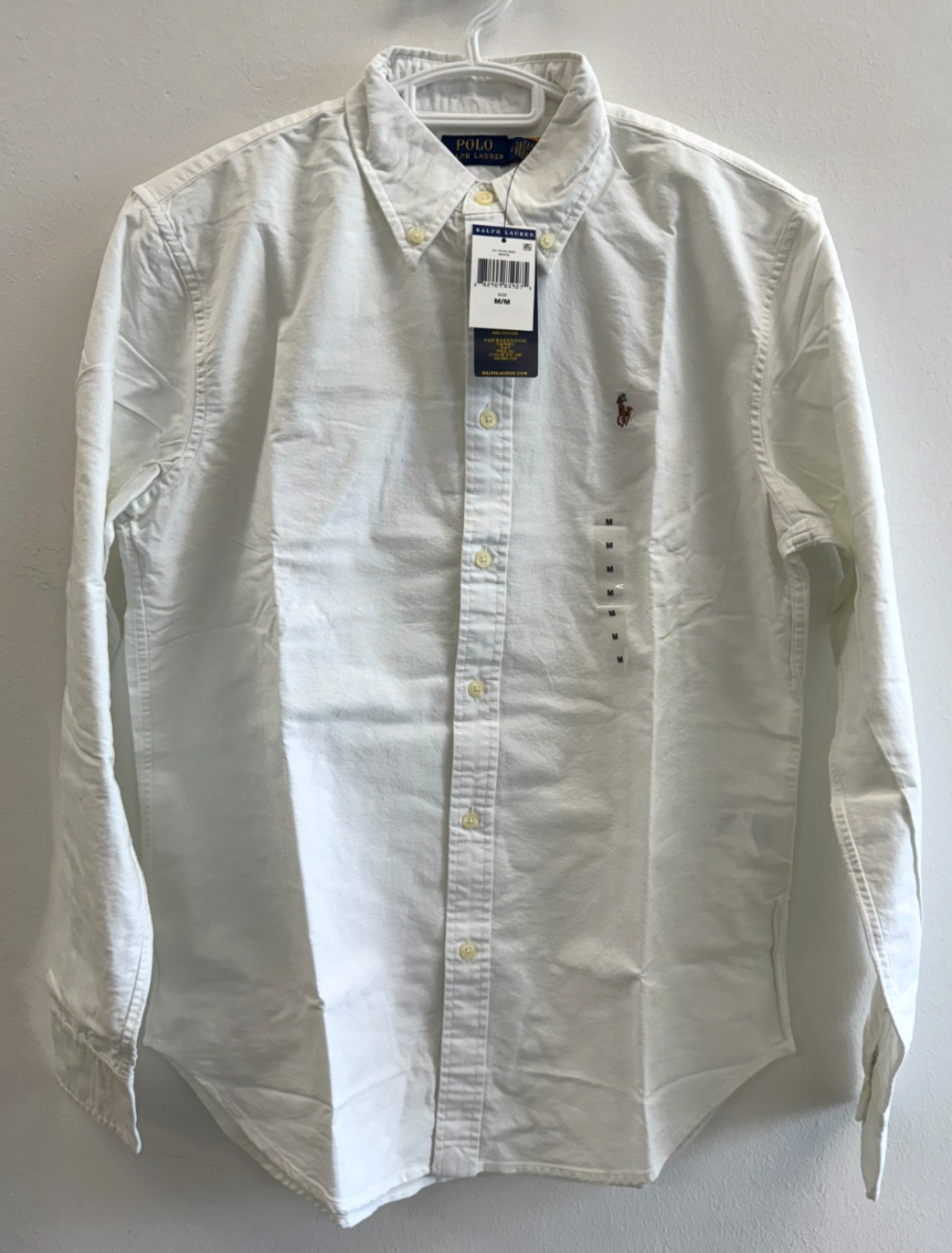 Polo Ralph Lauren Women’s Classic Fit Oxford Shirt White M NWT
