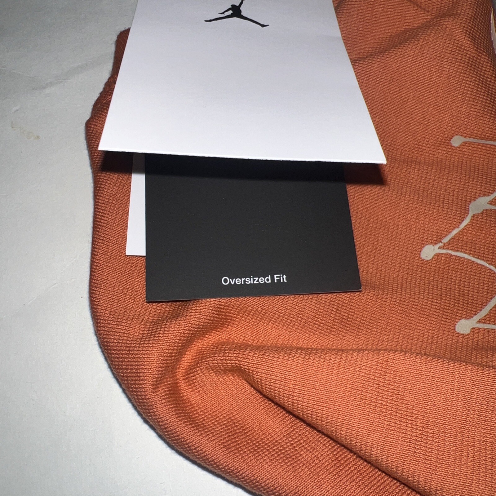 NWT Air Jordan Women’s Flight OVERSIZED FIT Orange T-Shirt Sz XS-XL