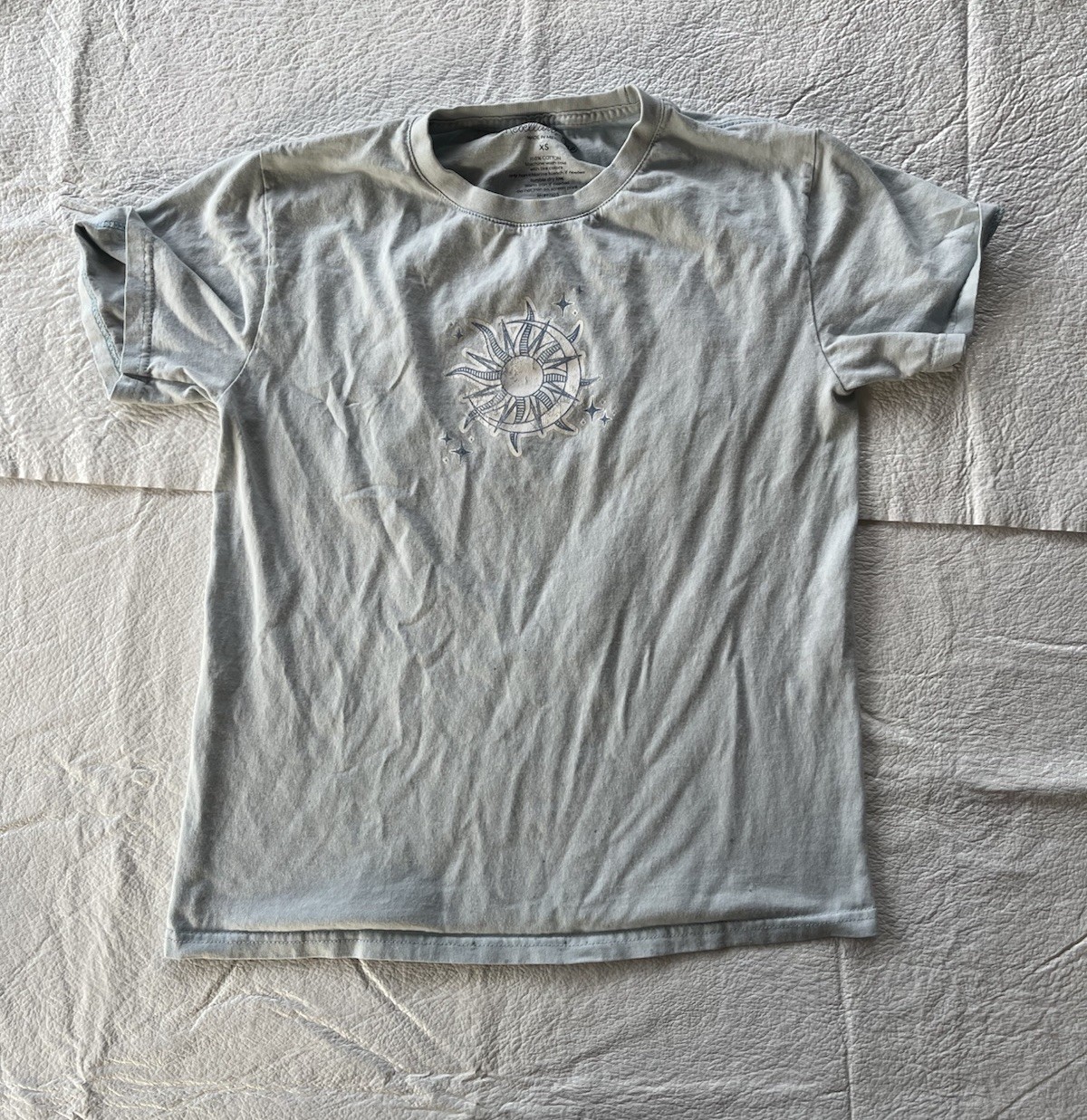 Rebellious One Celestial Sun & Moon Graphic Tee Xs
