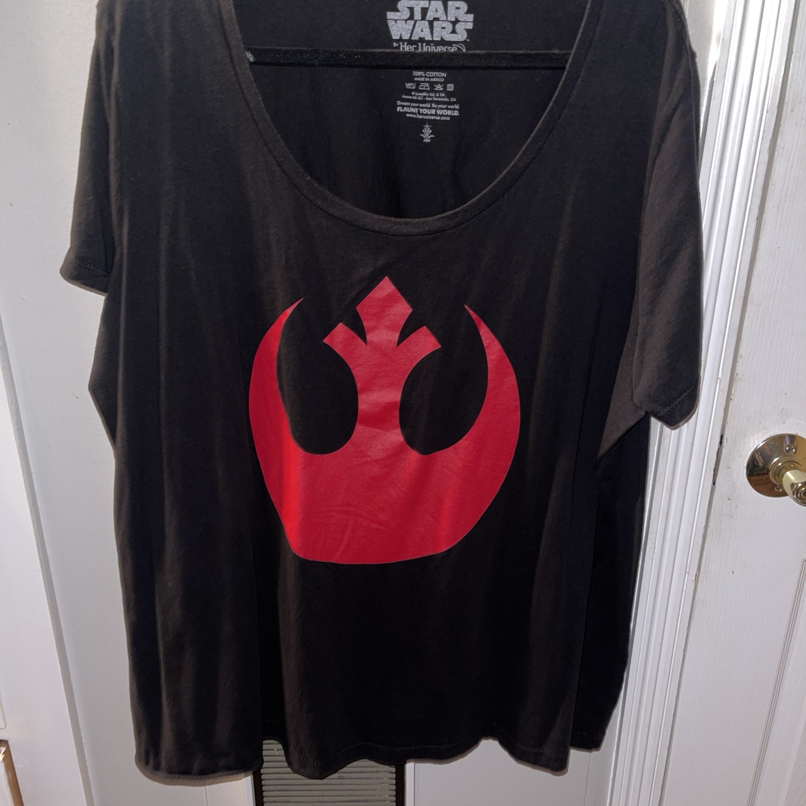 Torrid 4 Star Wars Her Universe Rebel Alliance Black T-Shirt
