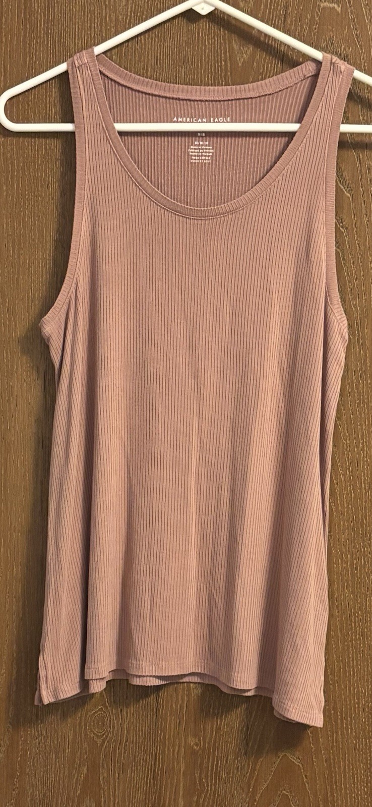 American Eagle Soft And Sexy Rib Knit Tank – Sz M – Color Dusty Rose