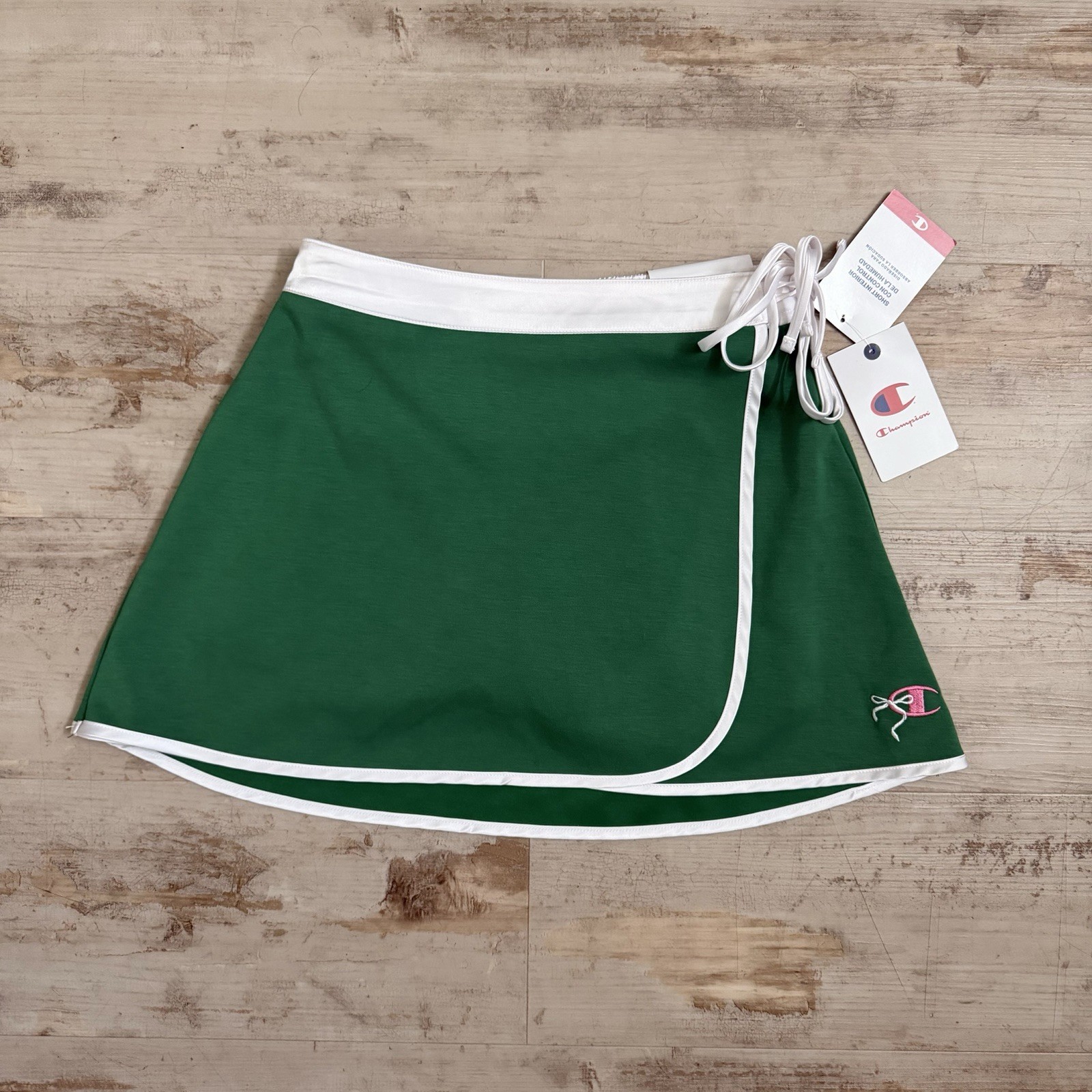NWT Champion Women’s 3-Piece Set Green Track Jacket, Skort & T-Shirt Size M