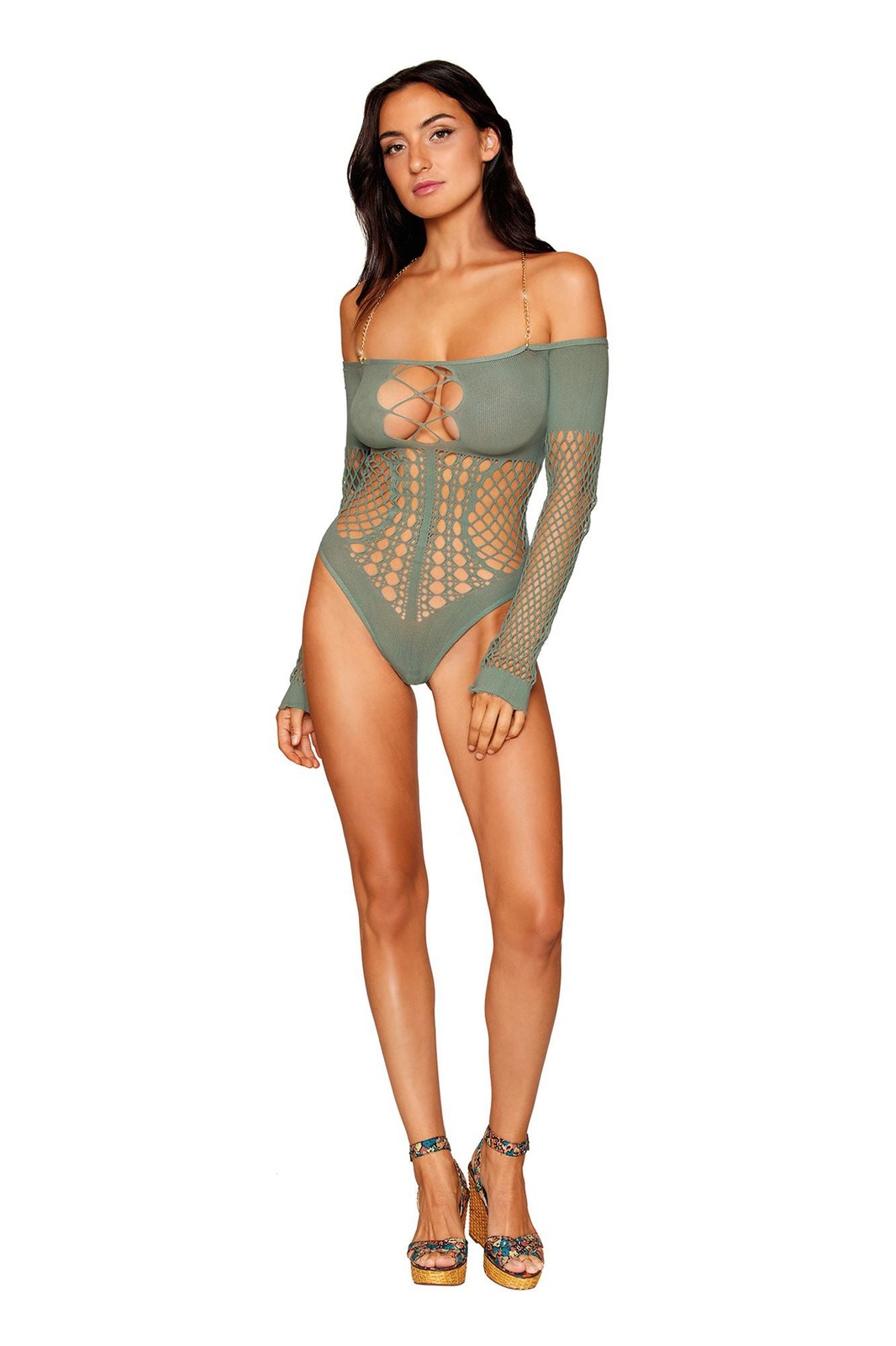 Long Sleeve Teddy – One Size – Sage
