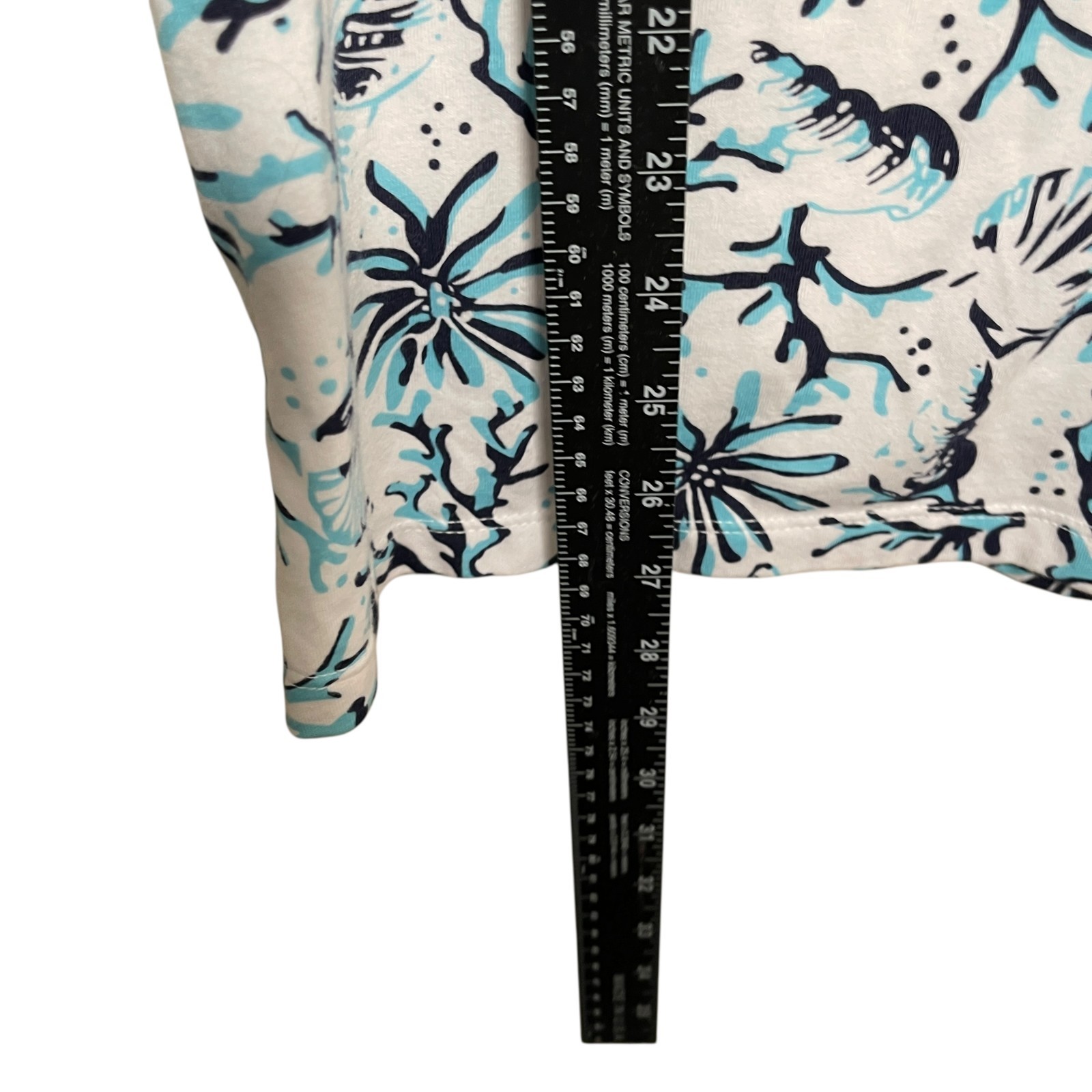 Palm Harbour Blouse Women’s Medium Colorful Shirt Shells Beach Preppy Top
