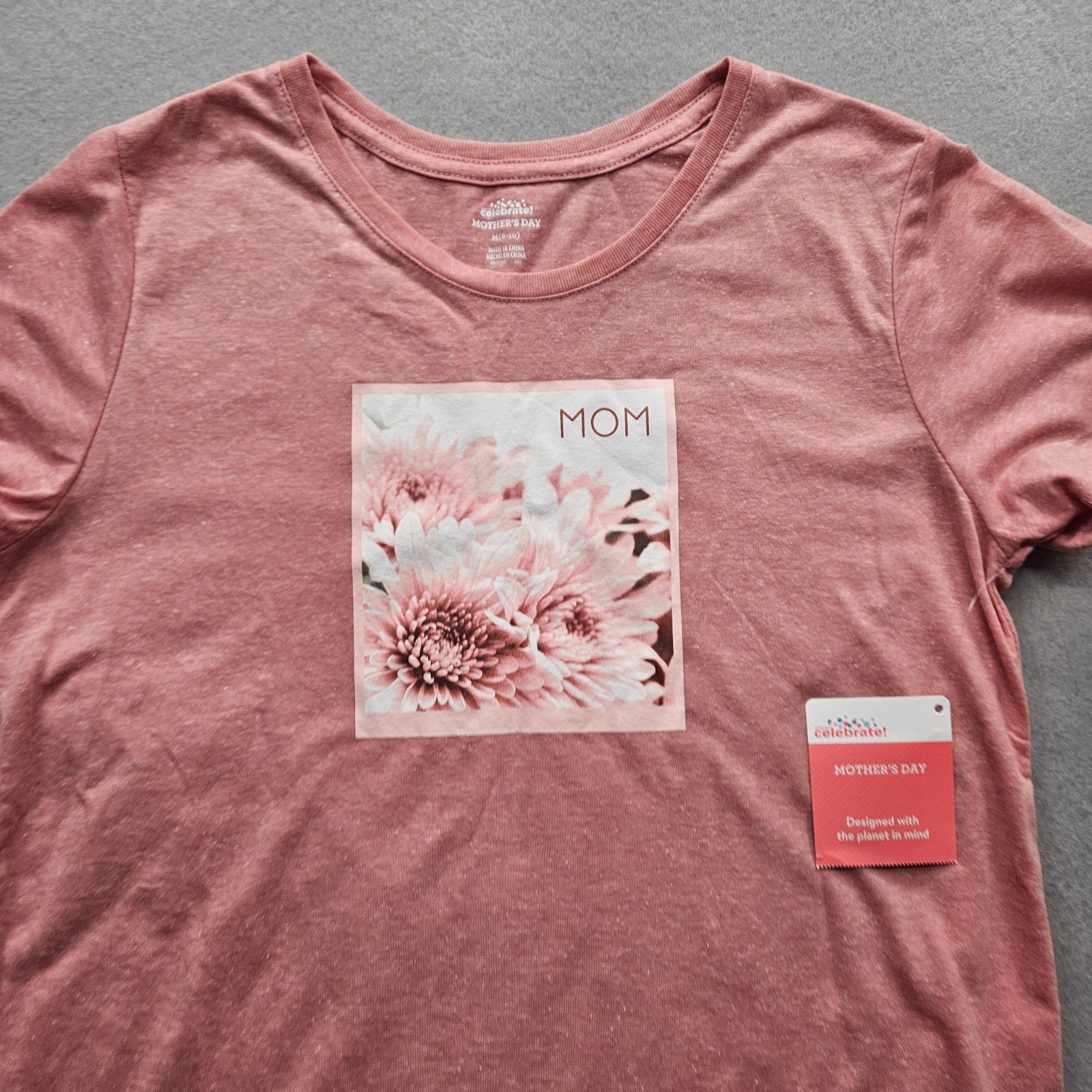Way To Celebrate Mother’s Day Women’s Medium Pink Mom Tops NWT