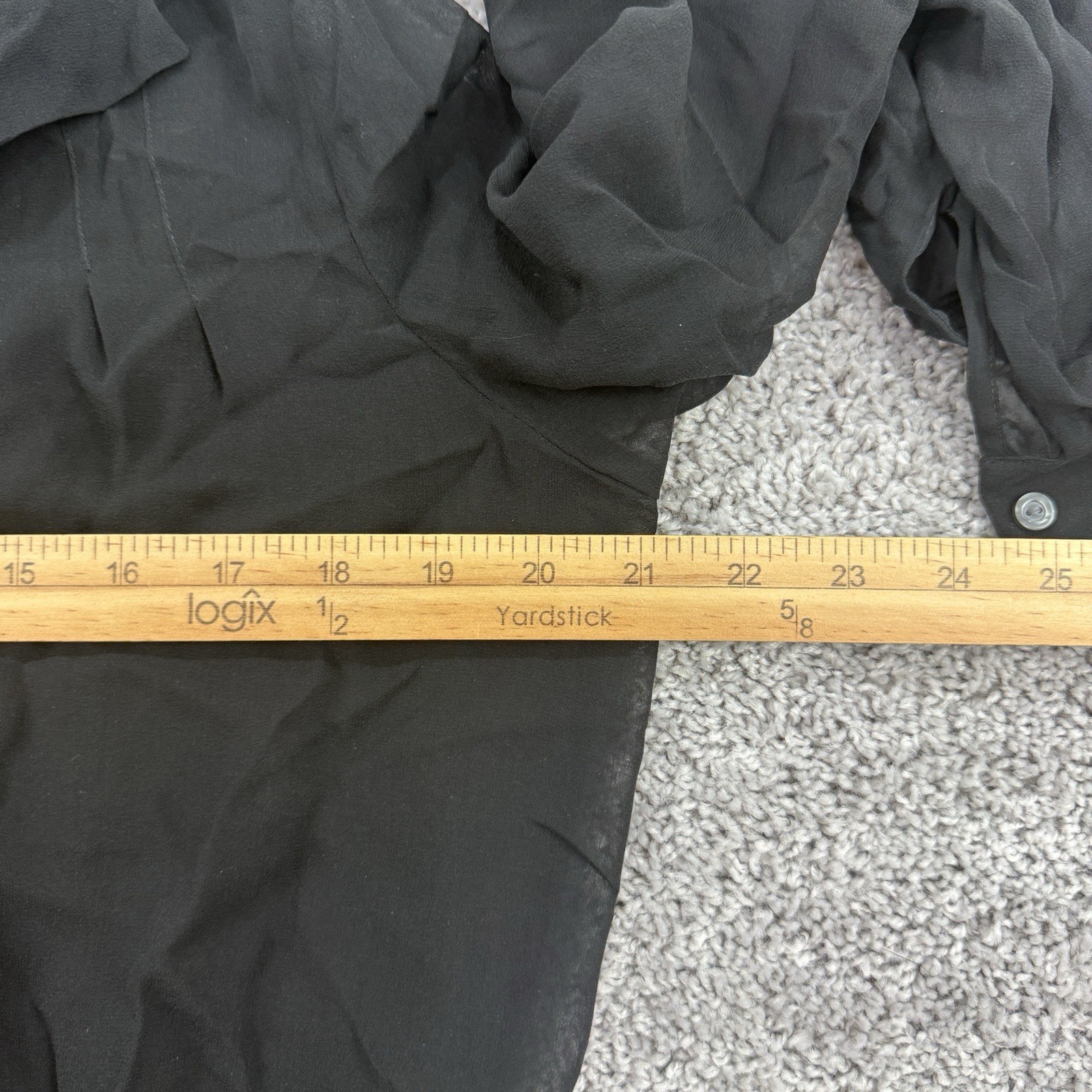 VTG Y2K The Limited 100% Silk Top Womens S NWT Sheer Fairy Grunge Chic Career