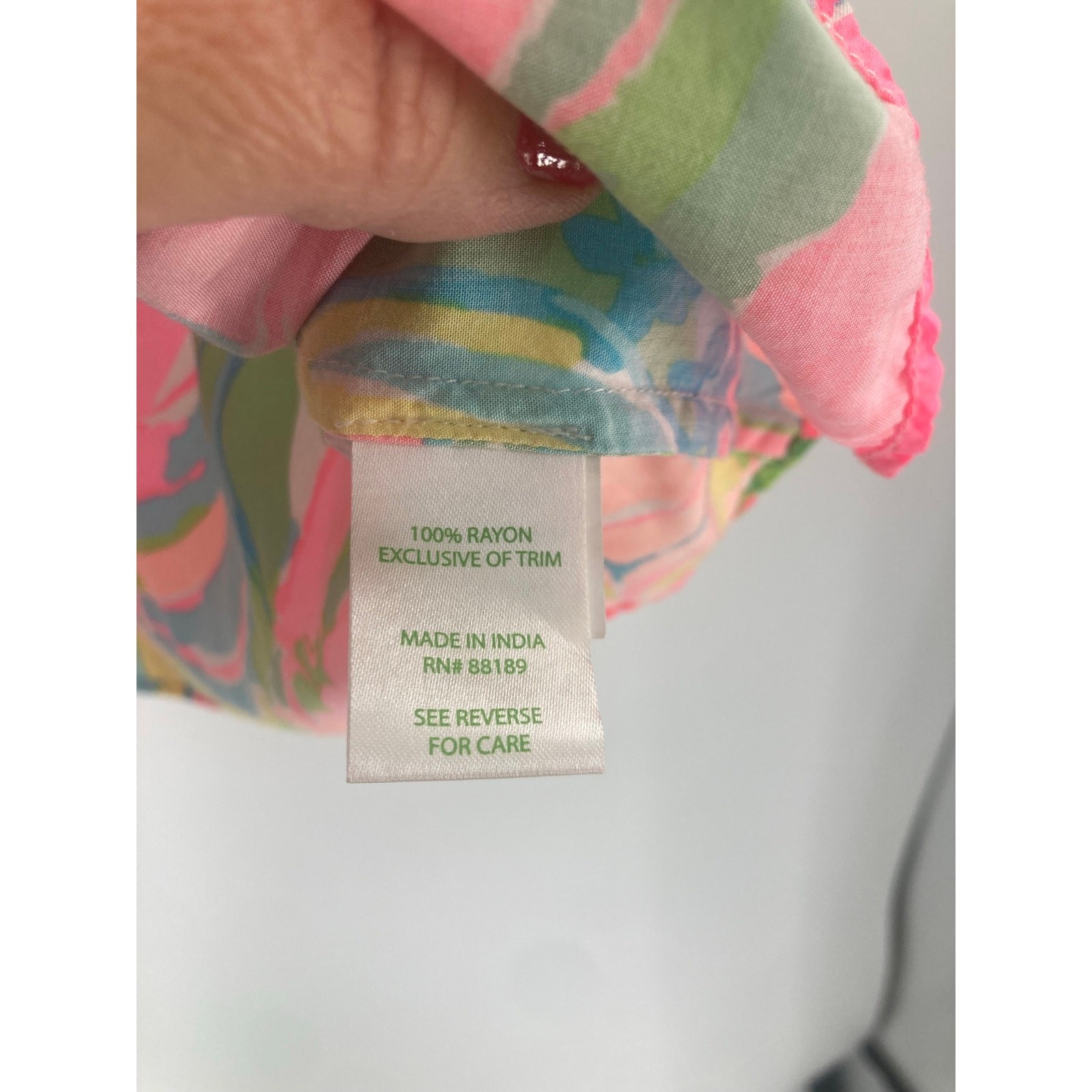 Lilly Pulitzer So A Peeling Flutter Babydoll Tank Fitted Large Resort Women’s
