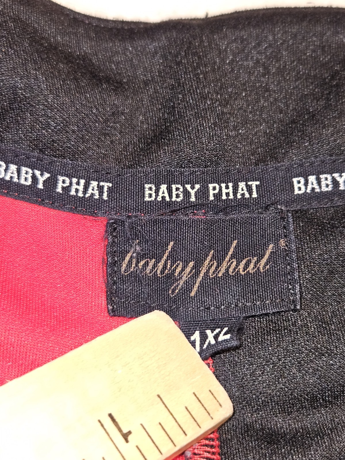 Vintage Baby Phat Top Women 1XL Button-down Cat Logo 90s Y2K Hip Hop
