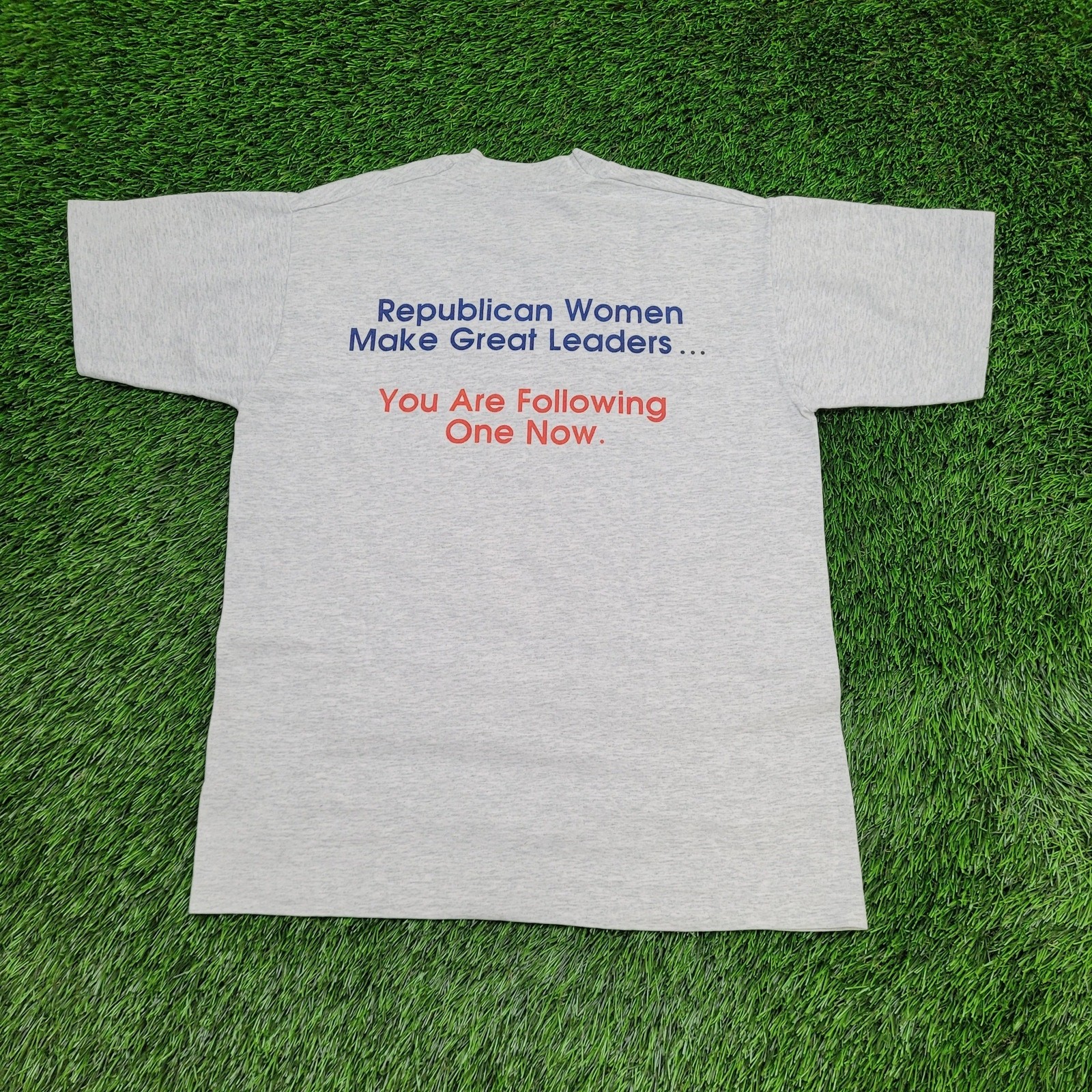 Vintage 80s Republican Party Shirt Womens Medium 19×24 USA