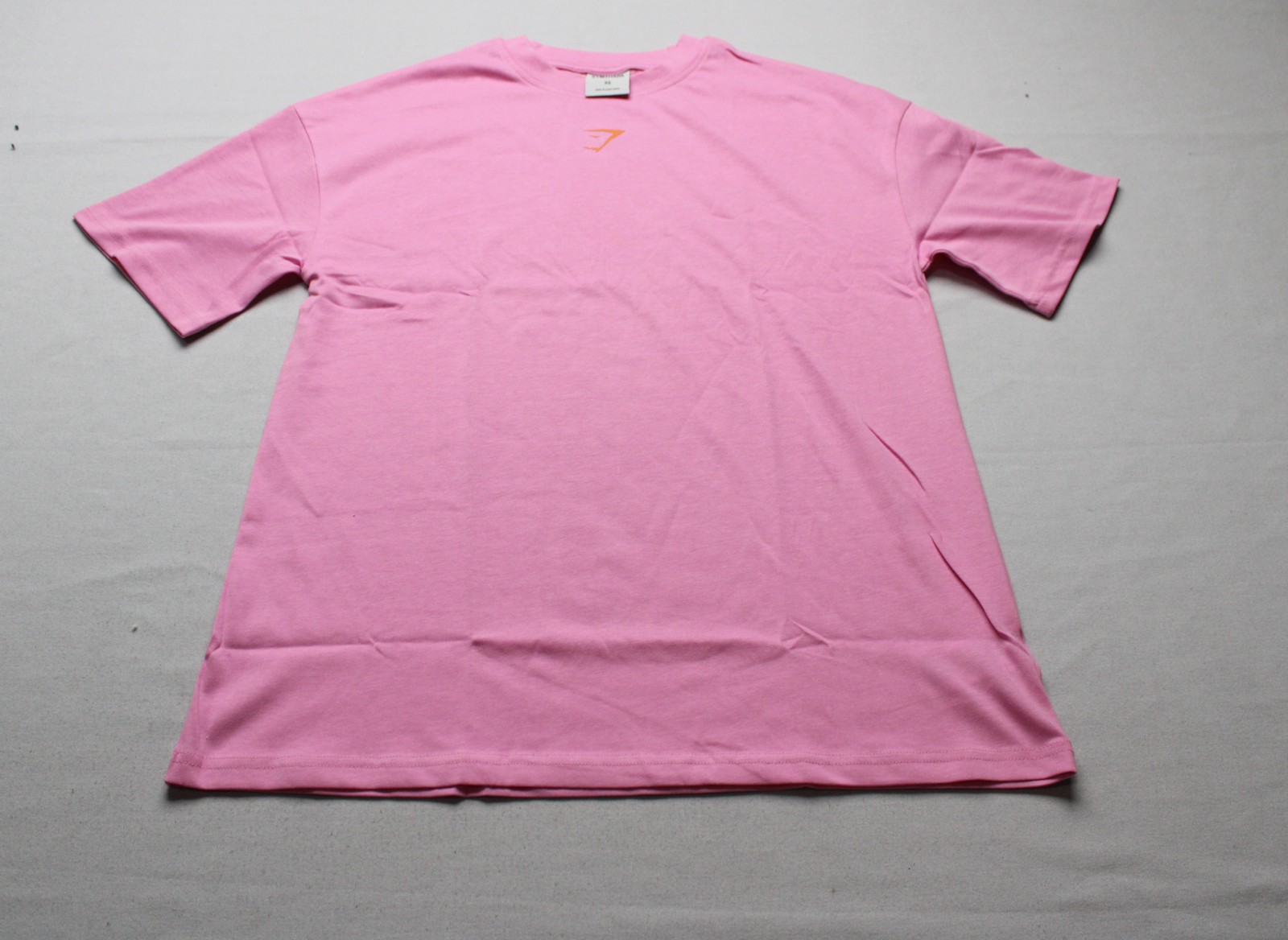 Gymshark Women’s Drop Shoulder Power Oversized Fit T-Shirt NN7 Focus Pink XS NWT