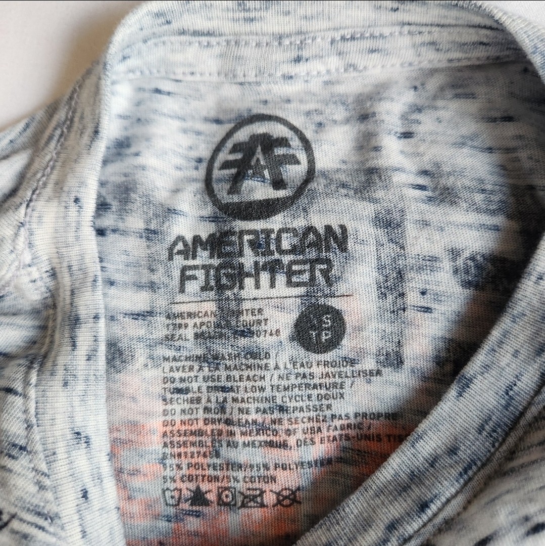 American Fighter By Affliction Saginaw Valley Women’s L Grey Graphic T-Shirt MMA