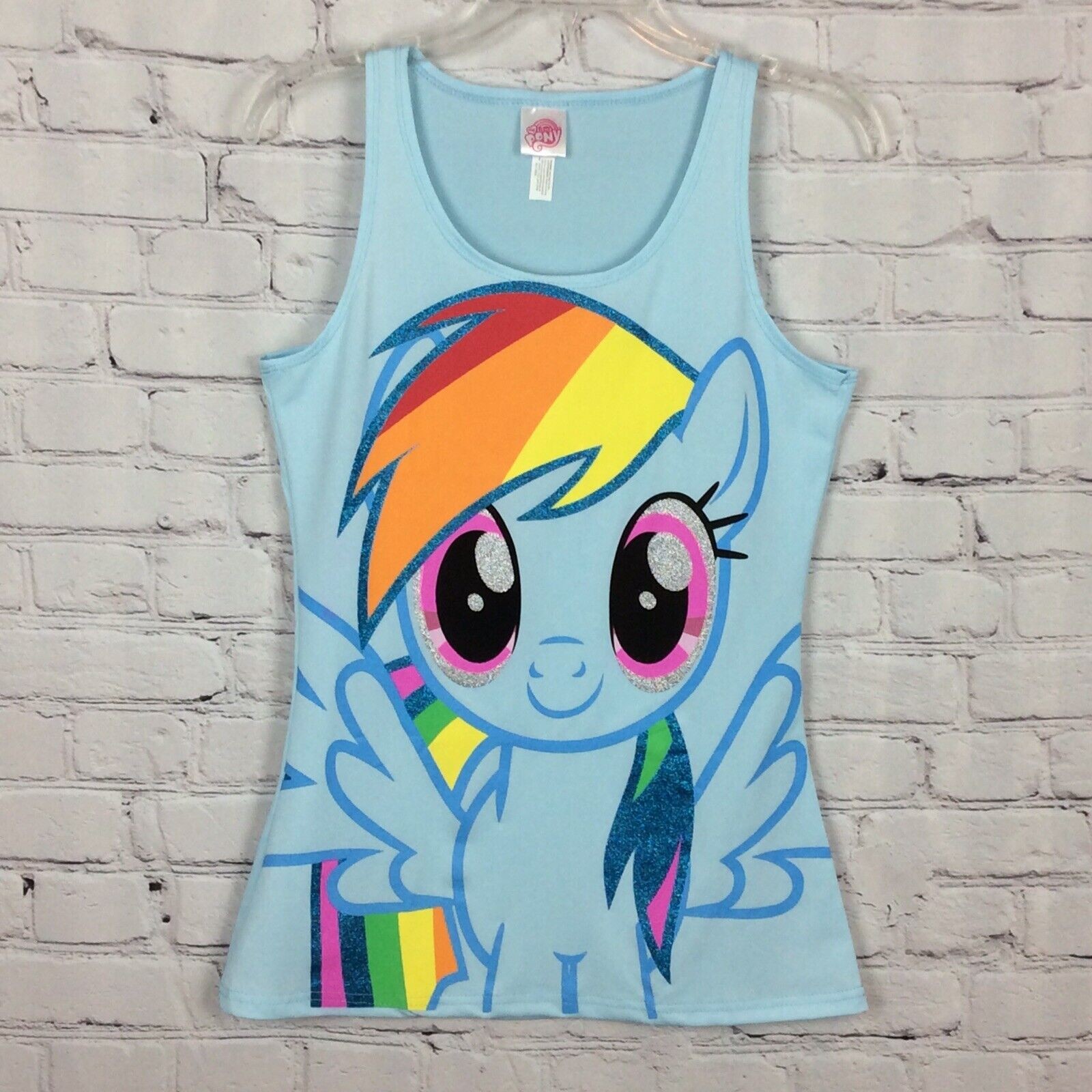 My Little Pony “Rainbow Dash” Junior (14+) Tank Tunic Lt Blue One Size Fits Most