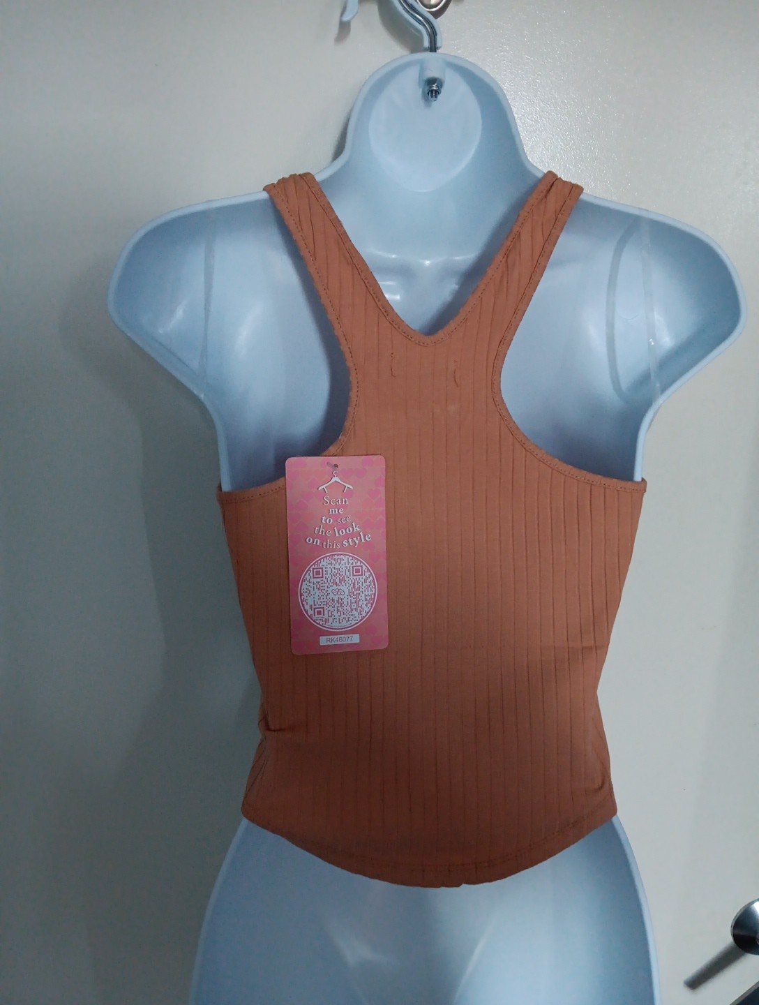Hearts @ Hips Women’s Button Front Dust Rose Tank Sz S NWT