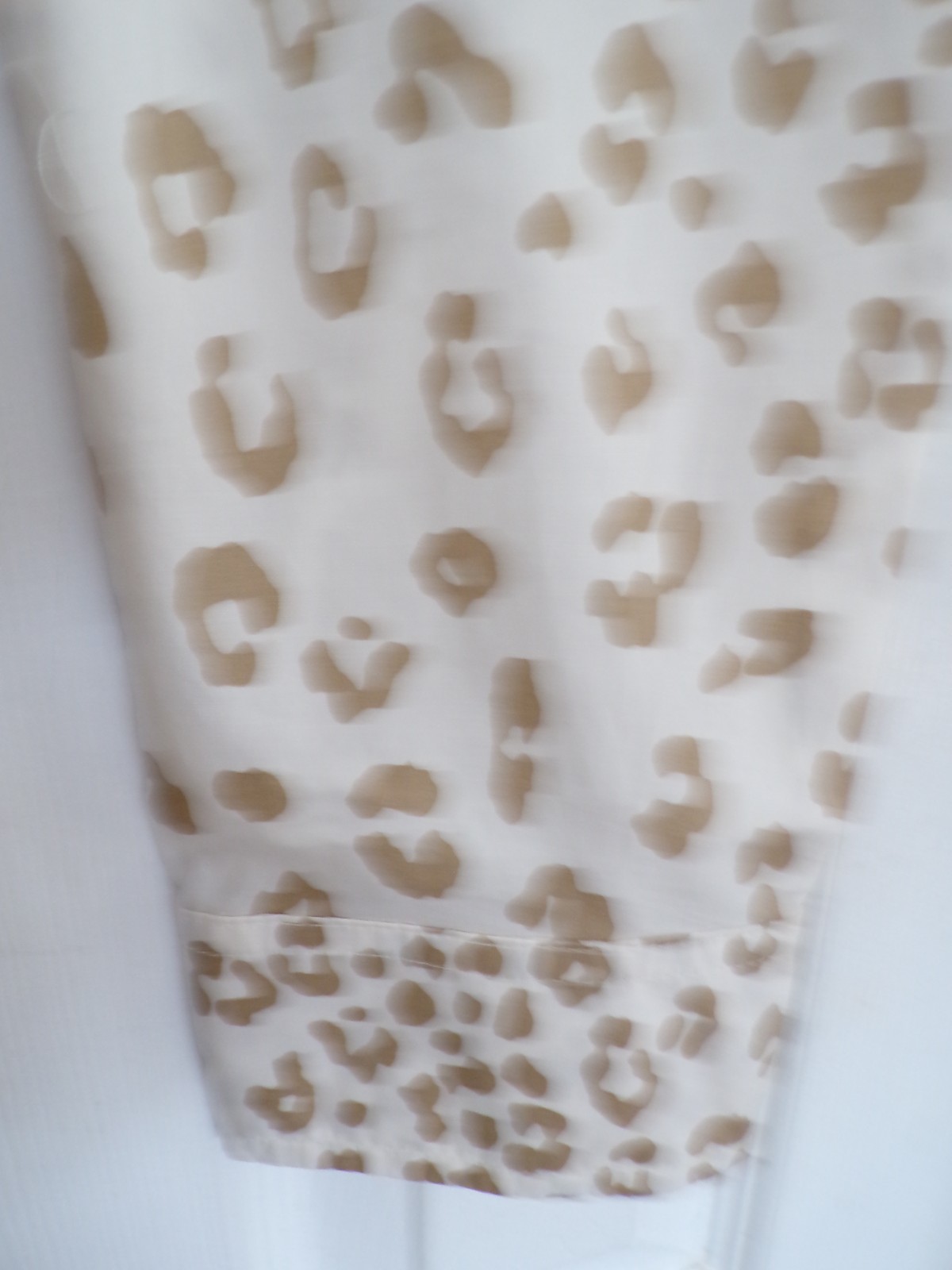 NWT NEW PRE FALL TALBOTS LARGE MODERN CLASSIC LEOPARD PRINT BUTTON SHIRT $94.50
