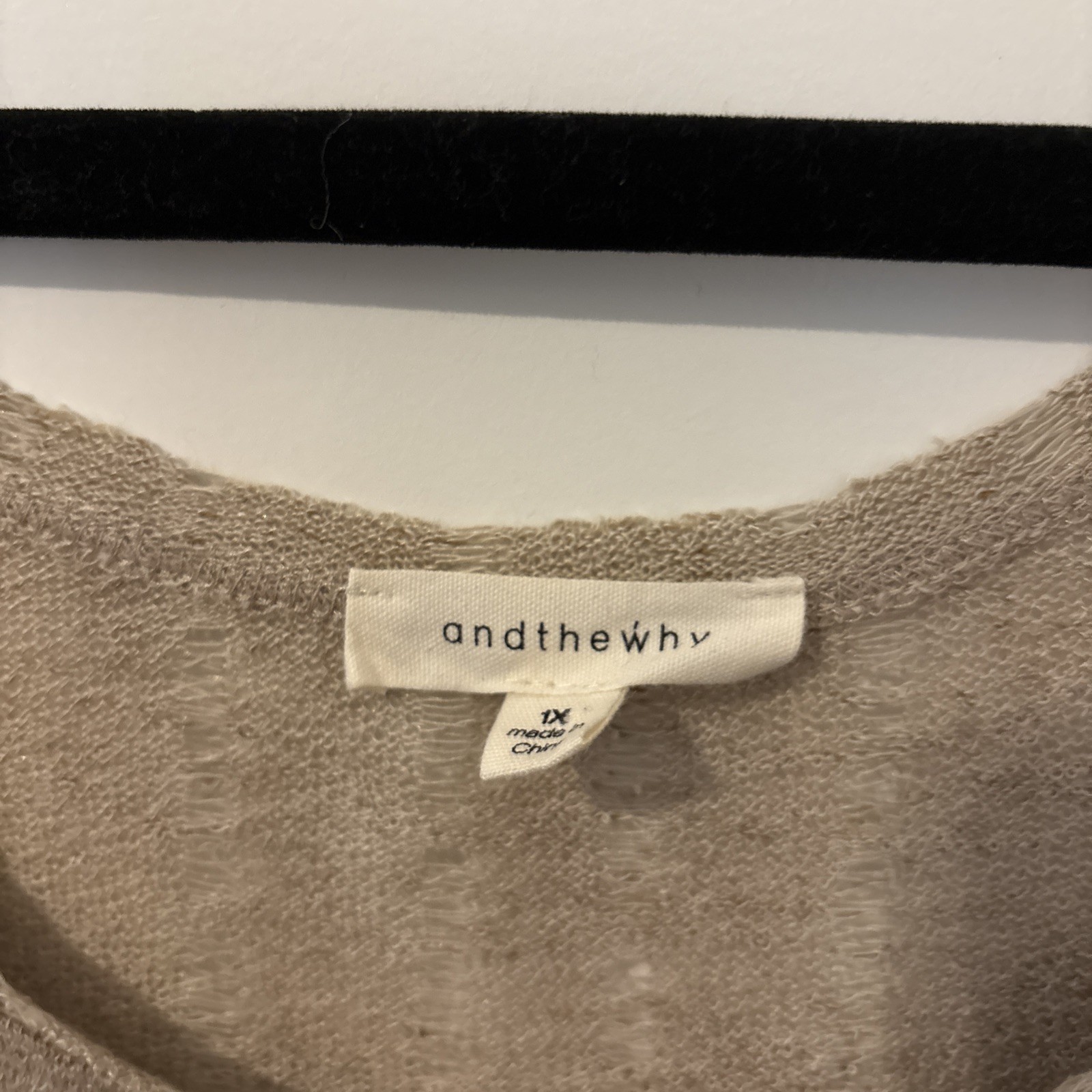 And The Why Brand Tank – 1X- Item#252