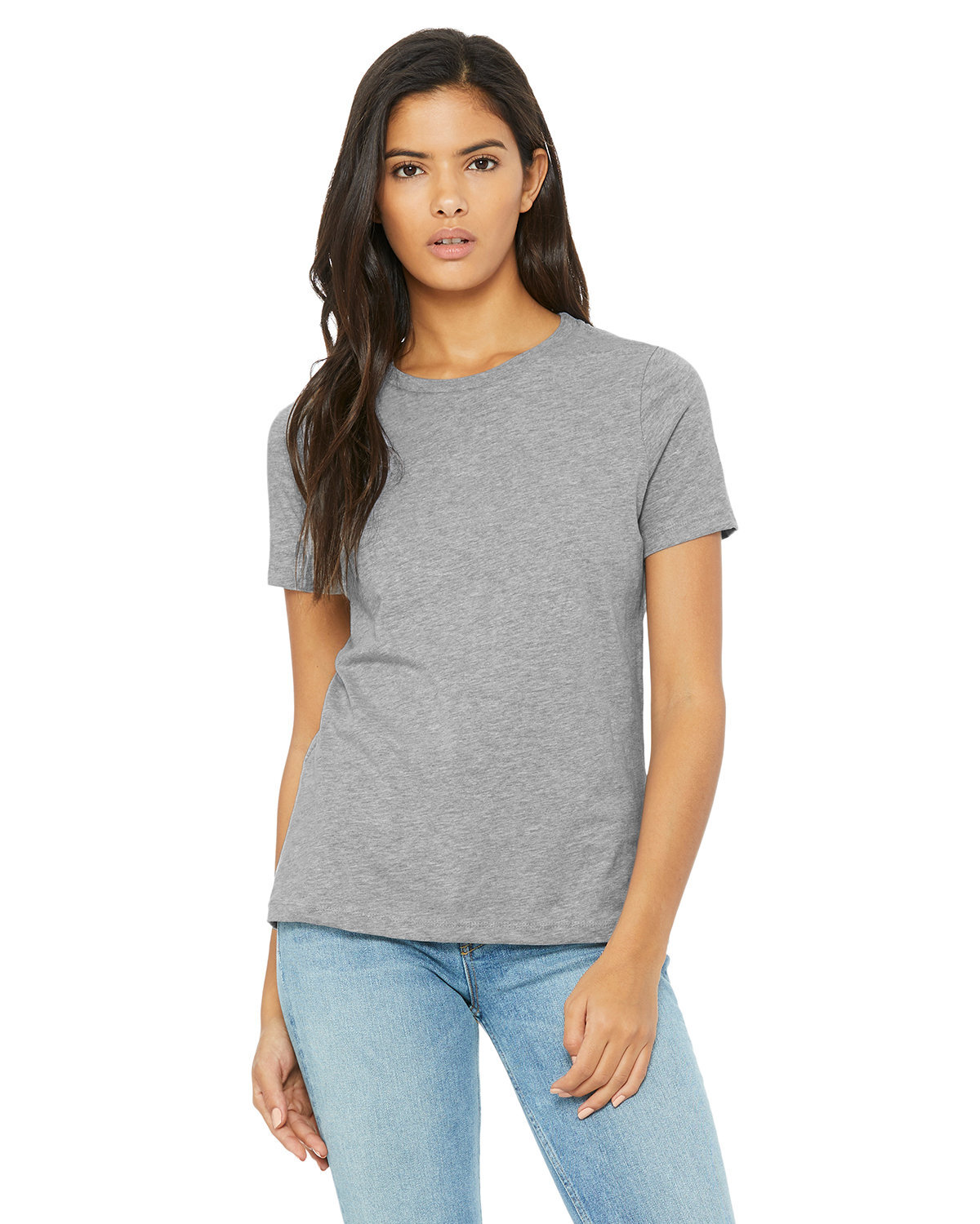 2 Pack Of Bella + Canvas 6400CVC Ladies Relaxed Heather CVC Short Sleeve T-Shirt