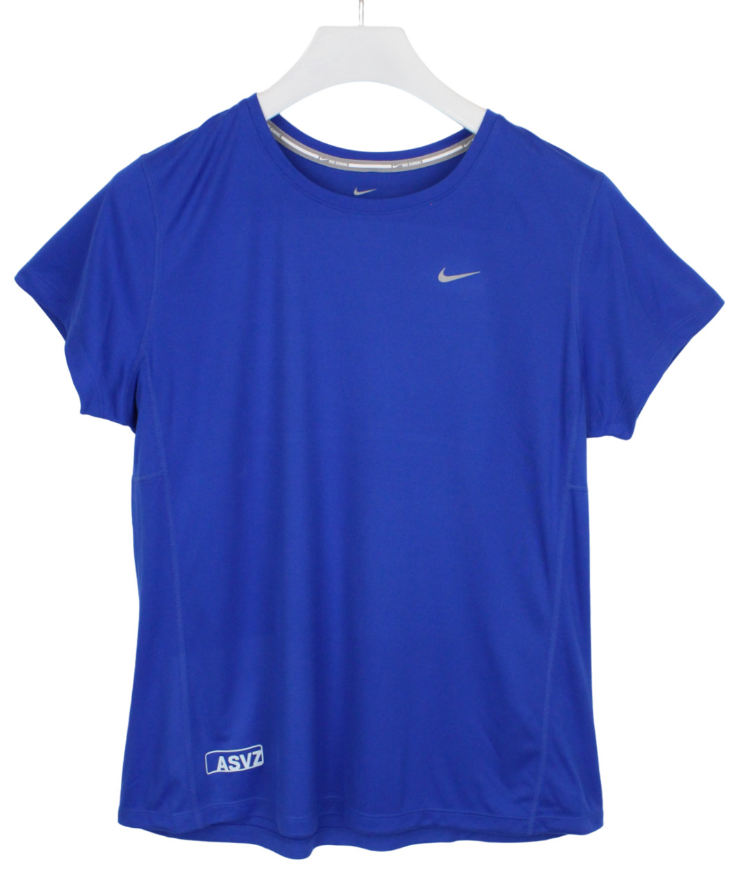 NIKE Dri-Fit T-Shirt Womens XL Blue Crewneck Pullover 2 Piece Stretch