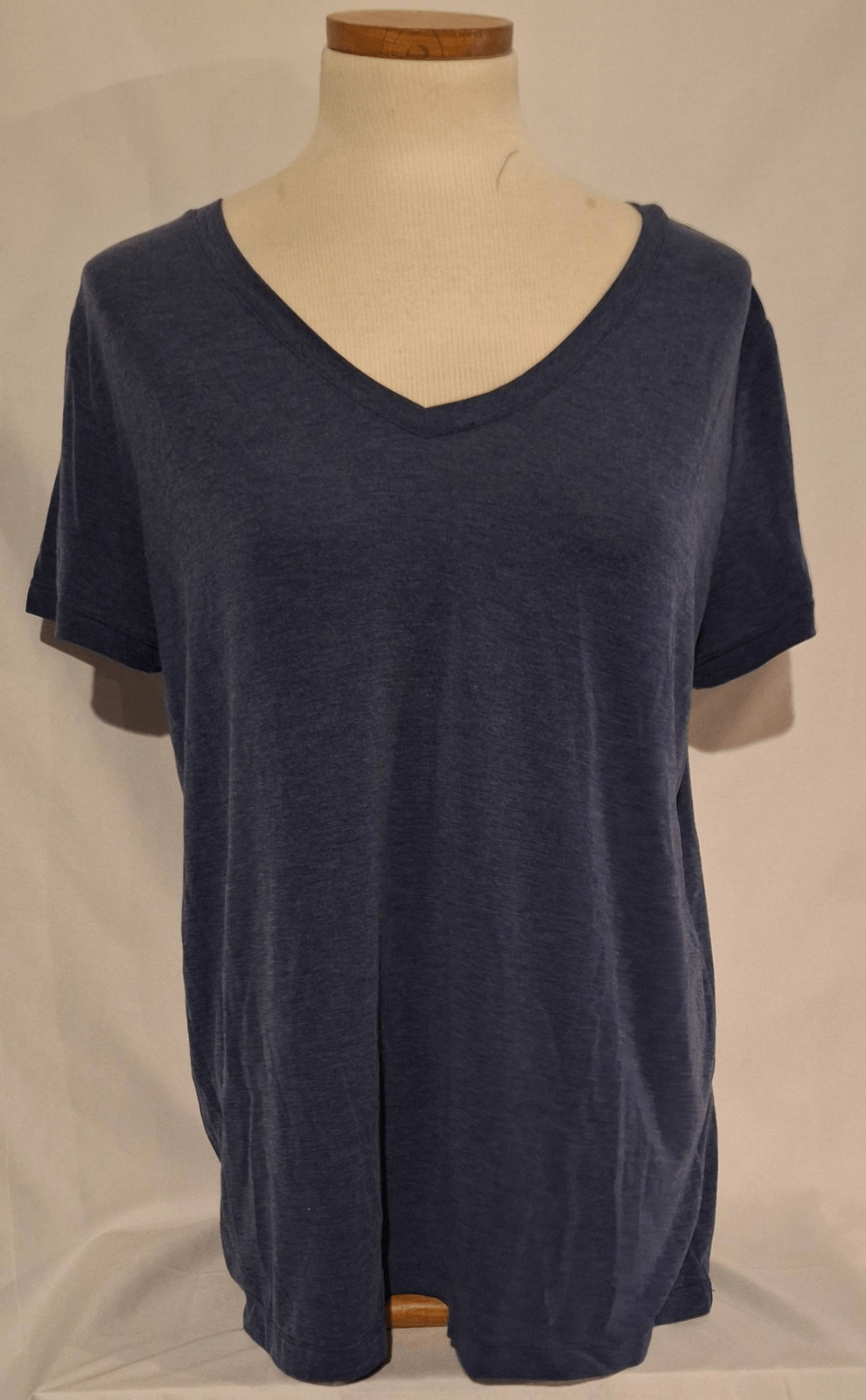 Zella Womens Breathe Active T-Shirt Navy Size Large