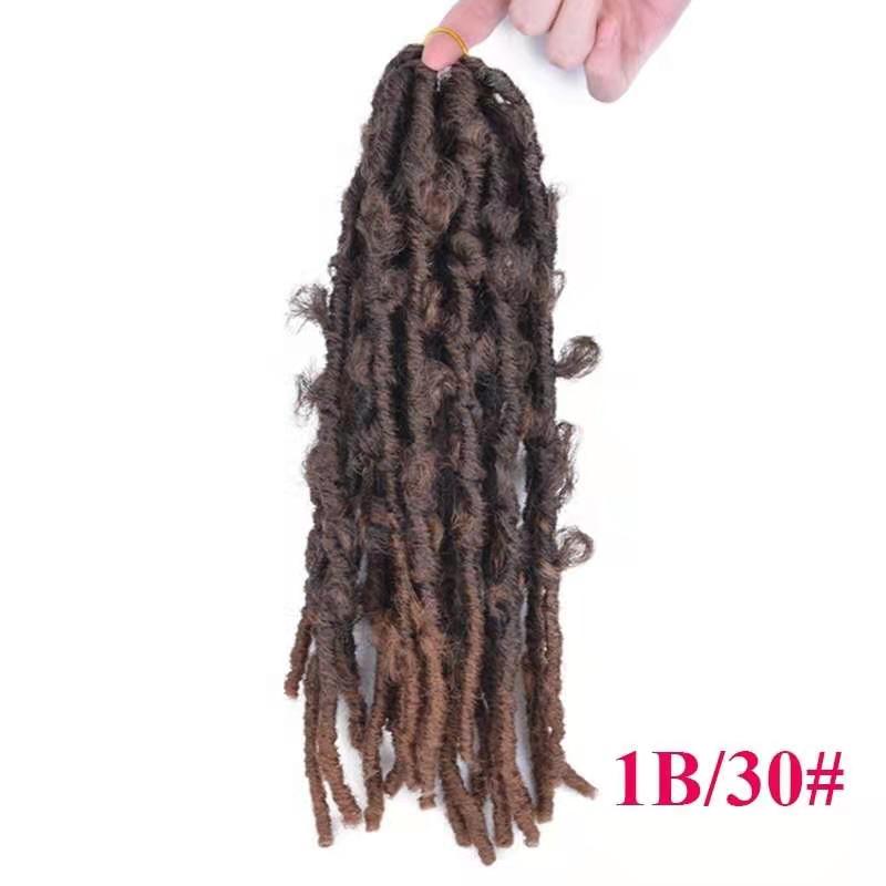 New Product Butterfly Curvy Crochet Dirty Braid African Hair Extension