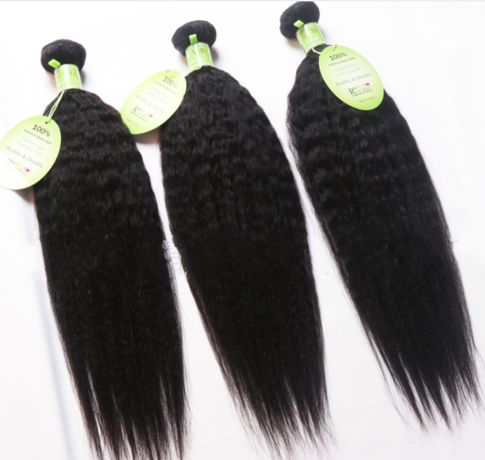 Overseas warehouse Brazil hair curtain wig Brazilian hair kinky Yaki straight