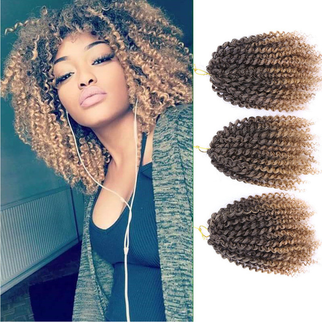 Crochet hair extension wig
