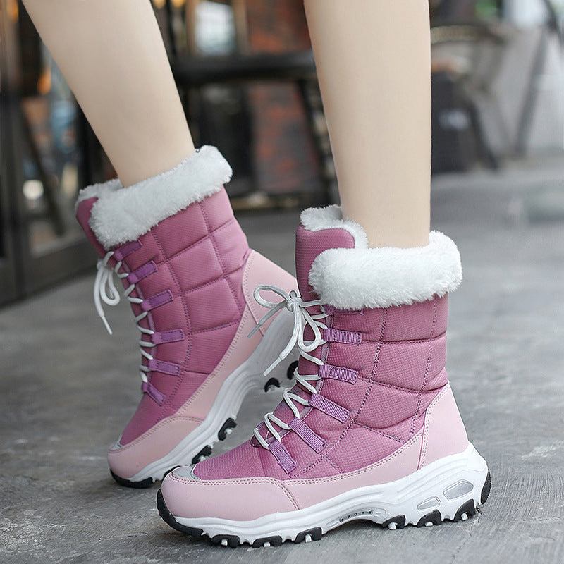 Moipheng Ankle Boots For Women Winter Shoes Keep Warm