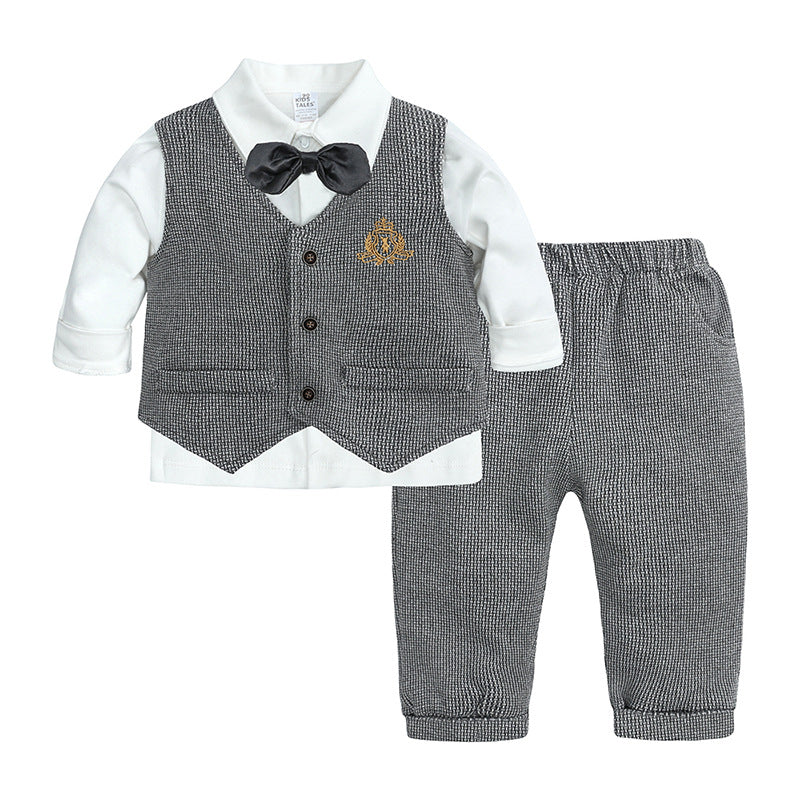 Spring And Autumn New Children'S Clothes, Children'S Suits, Baby One-Year-Old Dresses