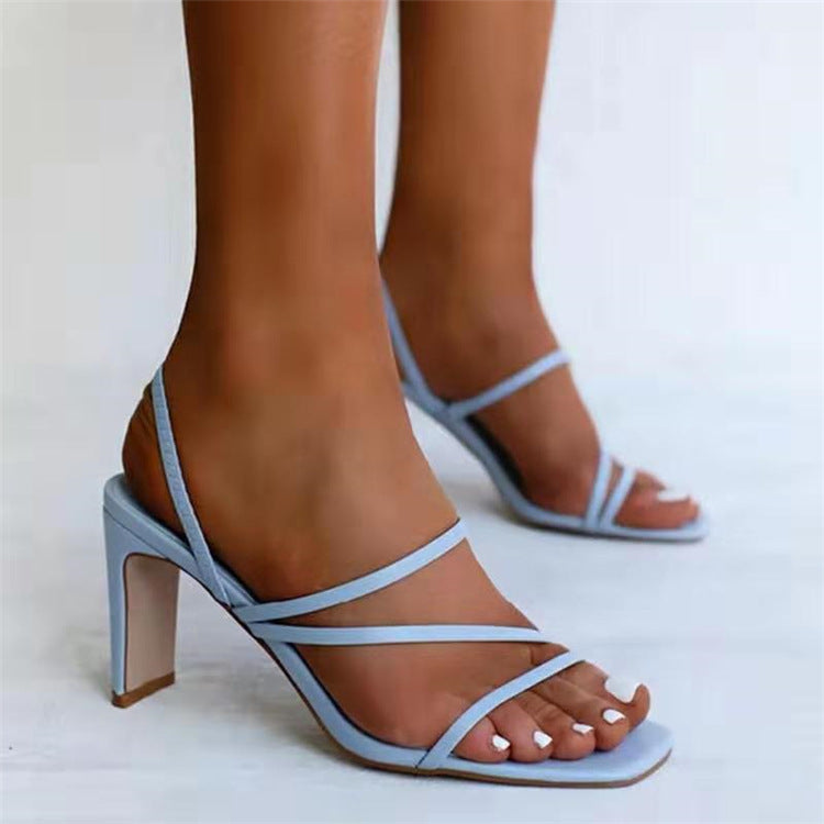 Stiletto Sandals Plus Size 36-43 Woman High Heels Shoes Lady