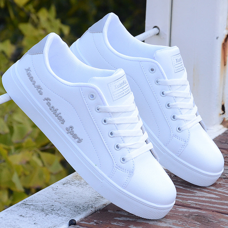 White Trendy Sports Casual Shoes Men