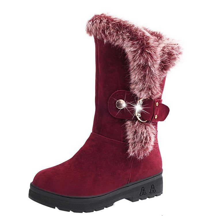 Casual Warm Winter Snow Boots Women