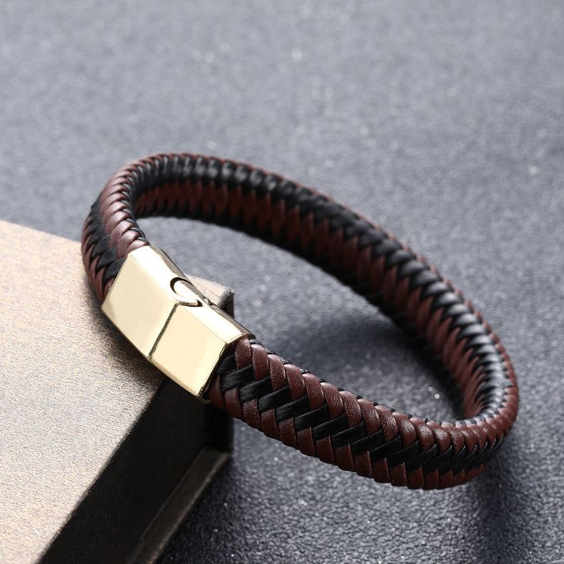 Men Genuine Leather Bracelet Vintage Handmade
