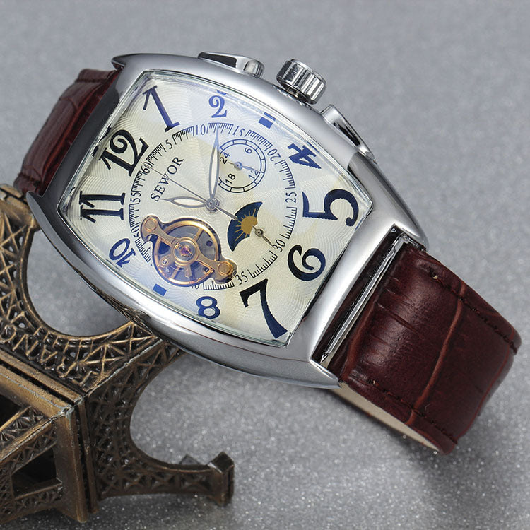 Si SEWOR Men Mechanical Watches Tourbillon Watch The Stars Through The End Of Full Automatic Mechanical Watches