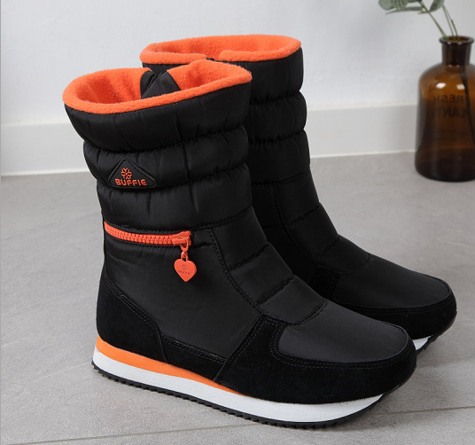 Women Boots Natural Wool Snow Boots Women Casual Ankle Boots -30 Degree Keep Warm Shoes For Women Waterproof Winter Boots
