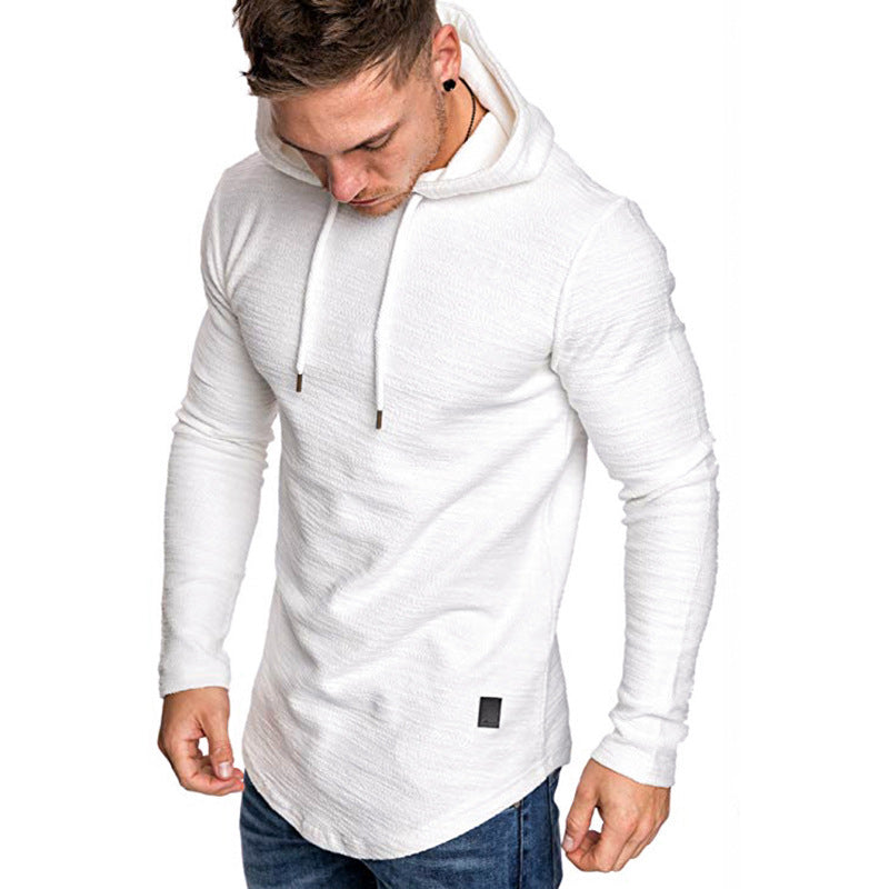 Men Hoodie Sweatshirt Casual Long Sleeve Slim Tops Gym T-shir