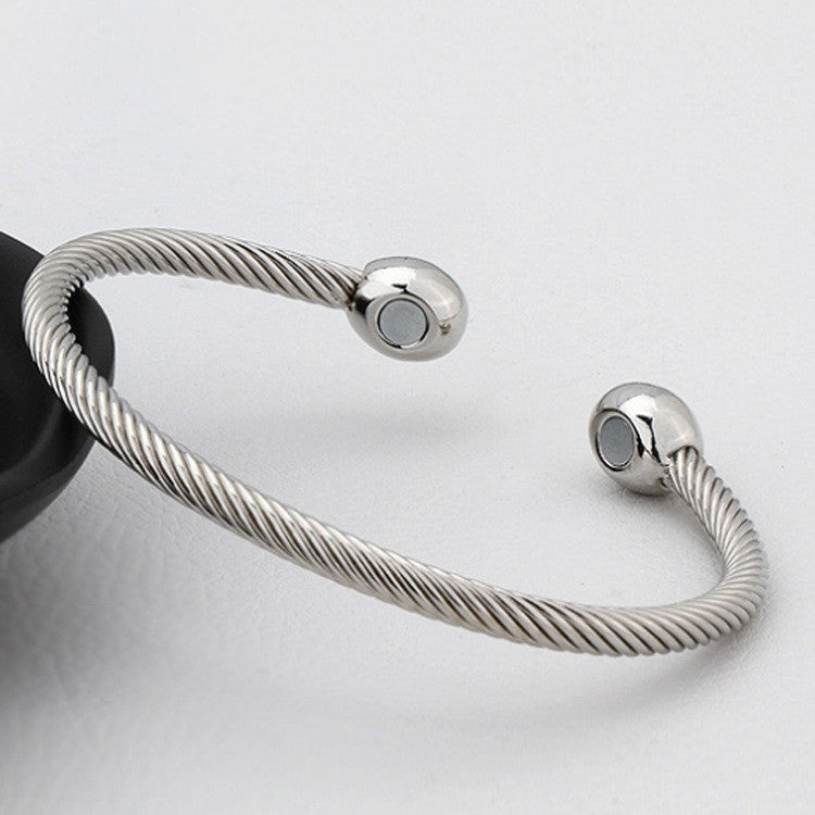 Magnetic Bracelet Ring Opening For Men And Women