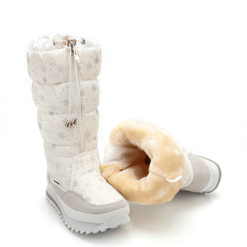 Women Boots Winter Shoes Women Snow Boots Platform Keep Warm Ankle Winter Boots with Thick Fur Heels