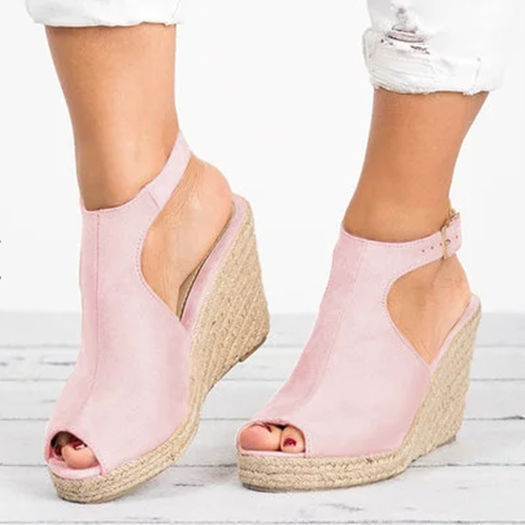 Fashion Women Platform Sandals Peep Toe Spartan Sandals Women Summer Wedges High Heel Shoes