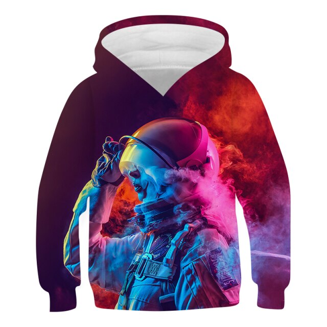 Outer Space Kids Baby Boys Girls Jacket Coats Hoodies Pullover - isobougie