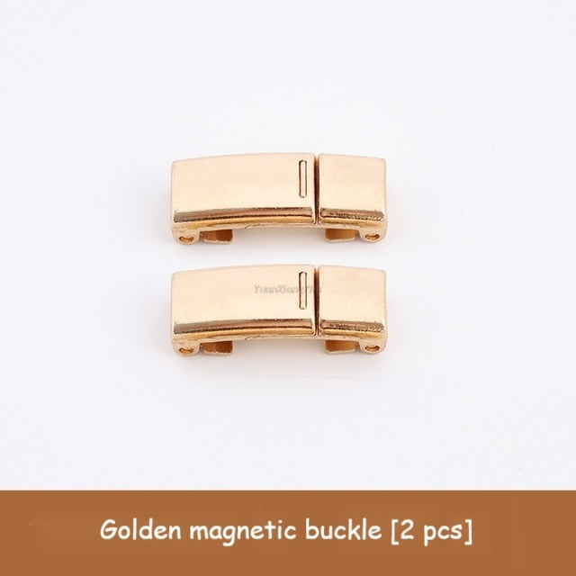 Magnetic Lock No tie Shoe laces Double color Elastic Shoelaces ISOBOUGIE - isobougie